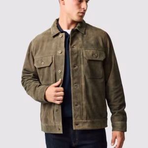 Fur Lined Winter Leather Jacket